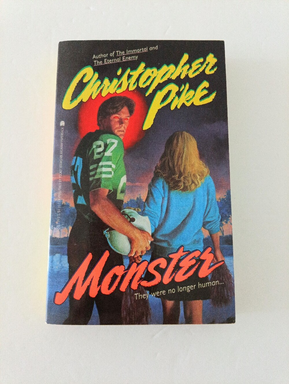 VTG 1992 Monster Christopher Pike Paperback Book YA Horror